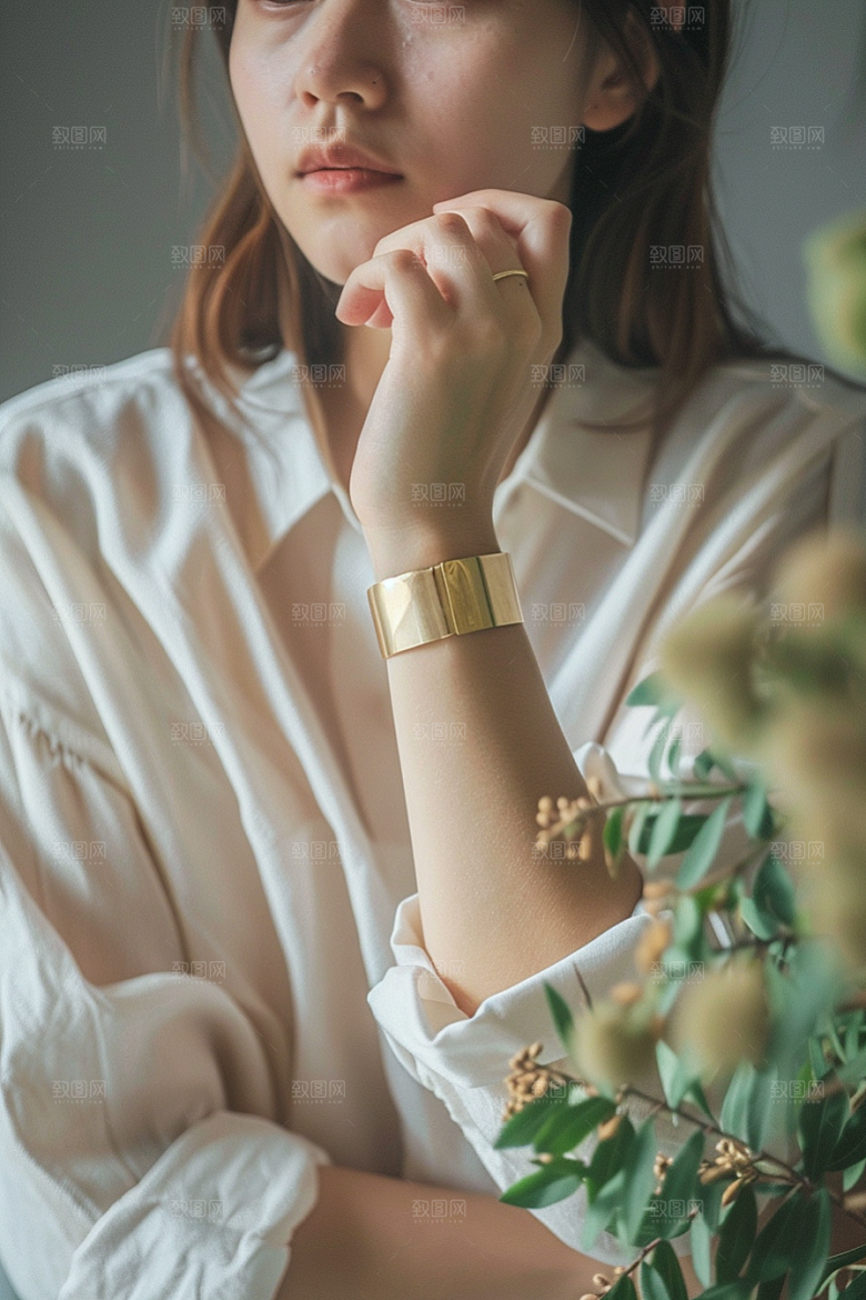 手镯高档唯美摄影图