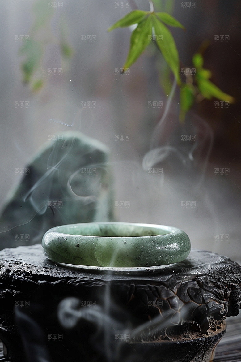手镯大气珠宝摄影图