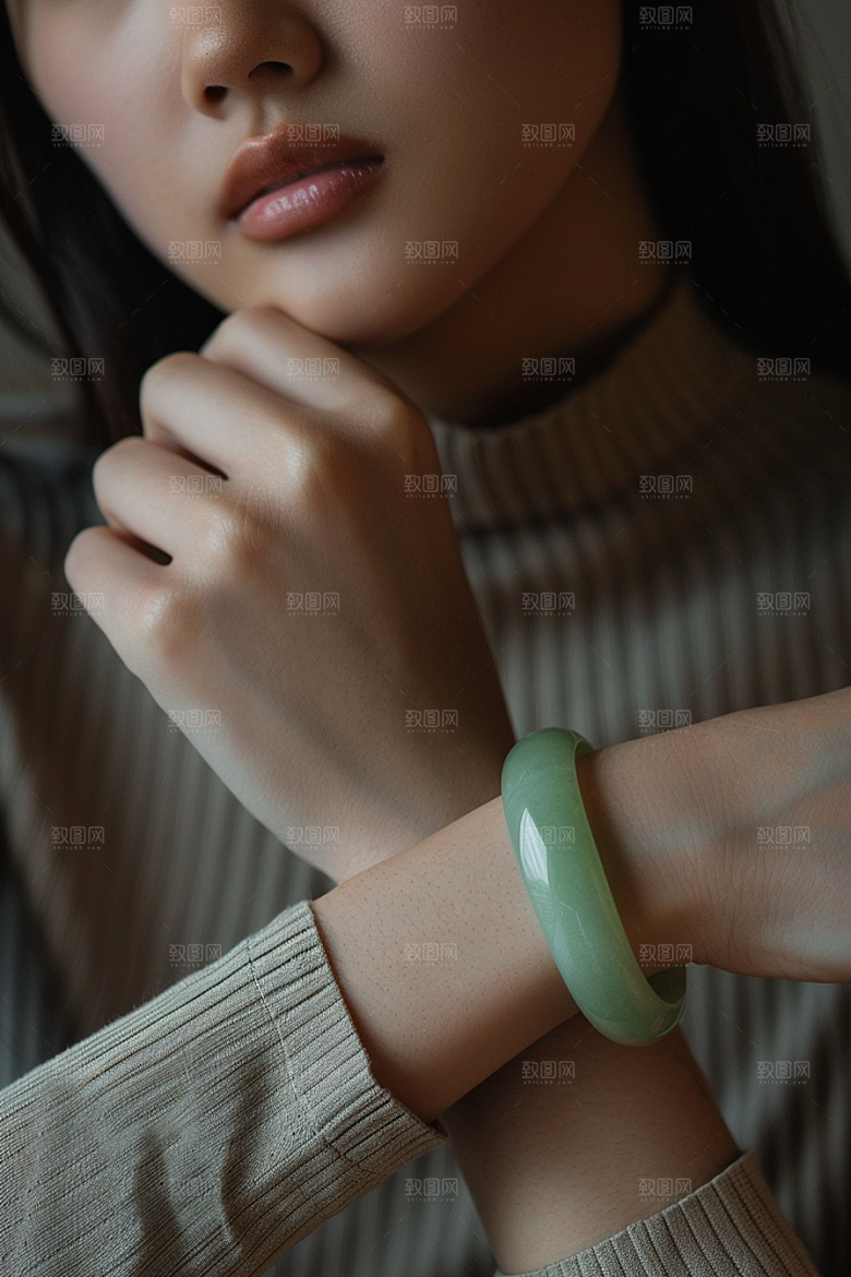手镯质感高清摄影图