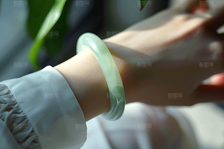 手镯大气质感摄影图
