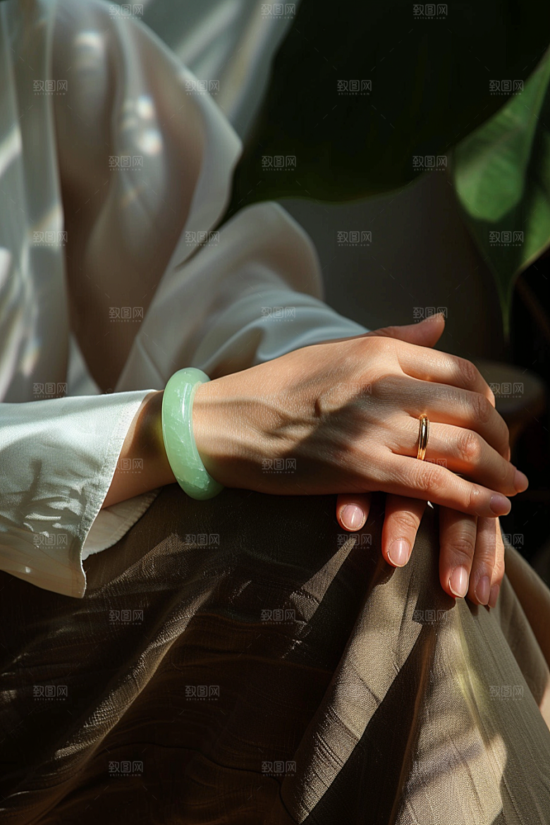 手镯珠宝高清摄影图