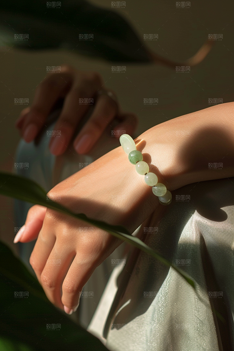 手镯手环奢华摄影图