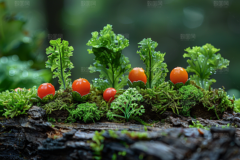 蔬菜瓜果山水微距景色素材