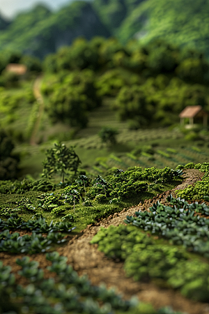 蔬菜瓜果山水食材微距素材