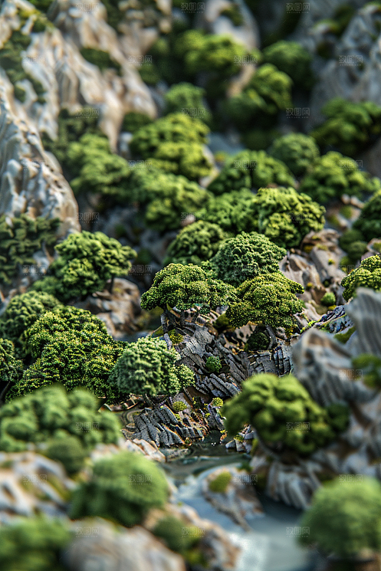 蔬菜瓜果山水风光风景素材