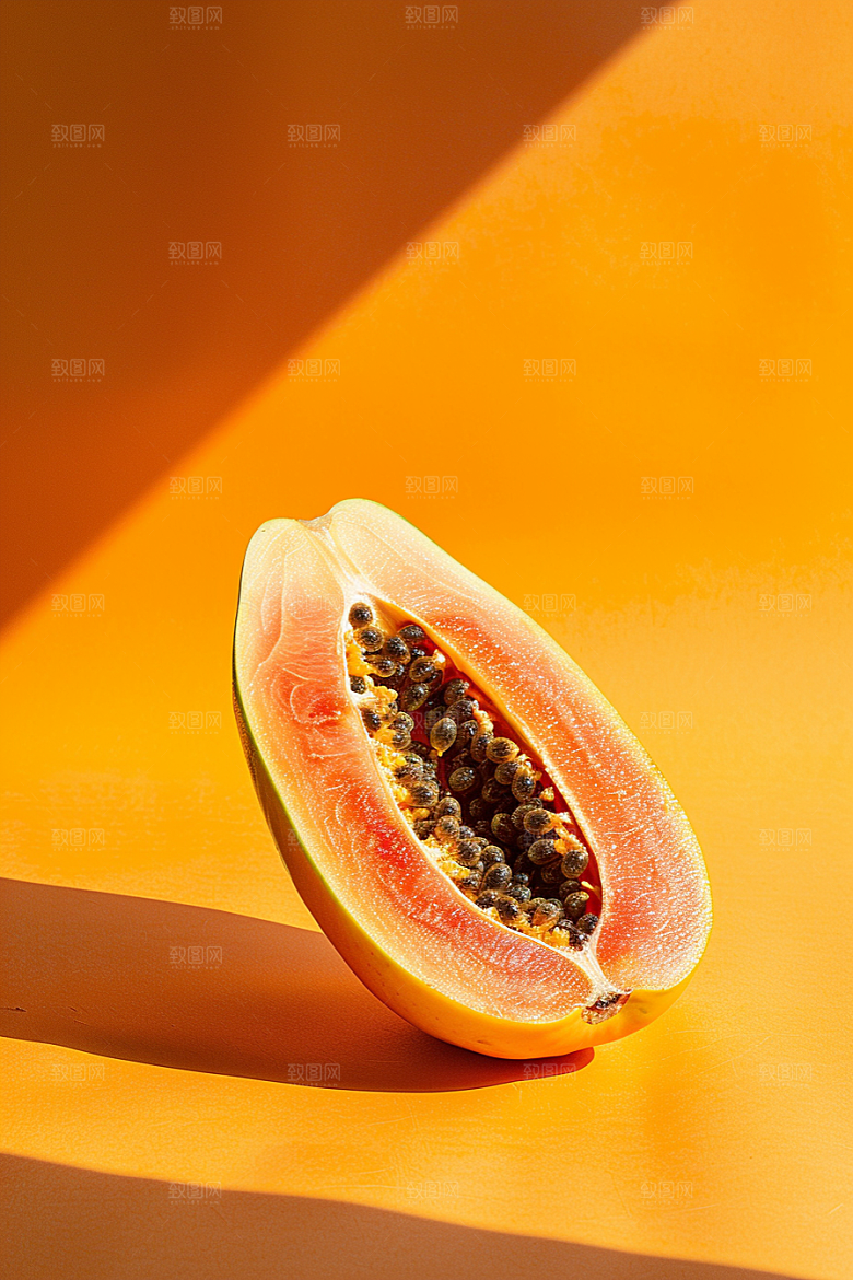木瓜美味高清摄影图