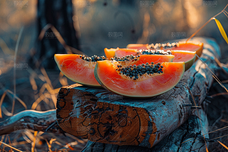 木瓜高清自然摄影图