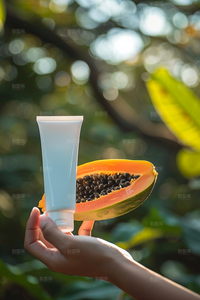 木瓜香甜自然摄影图