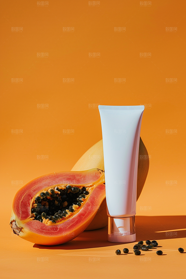 木瓜高清新鲜摄影图