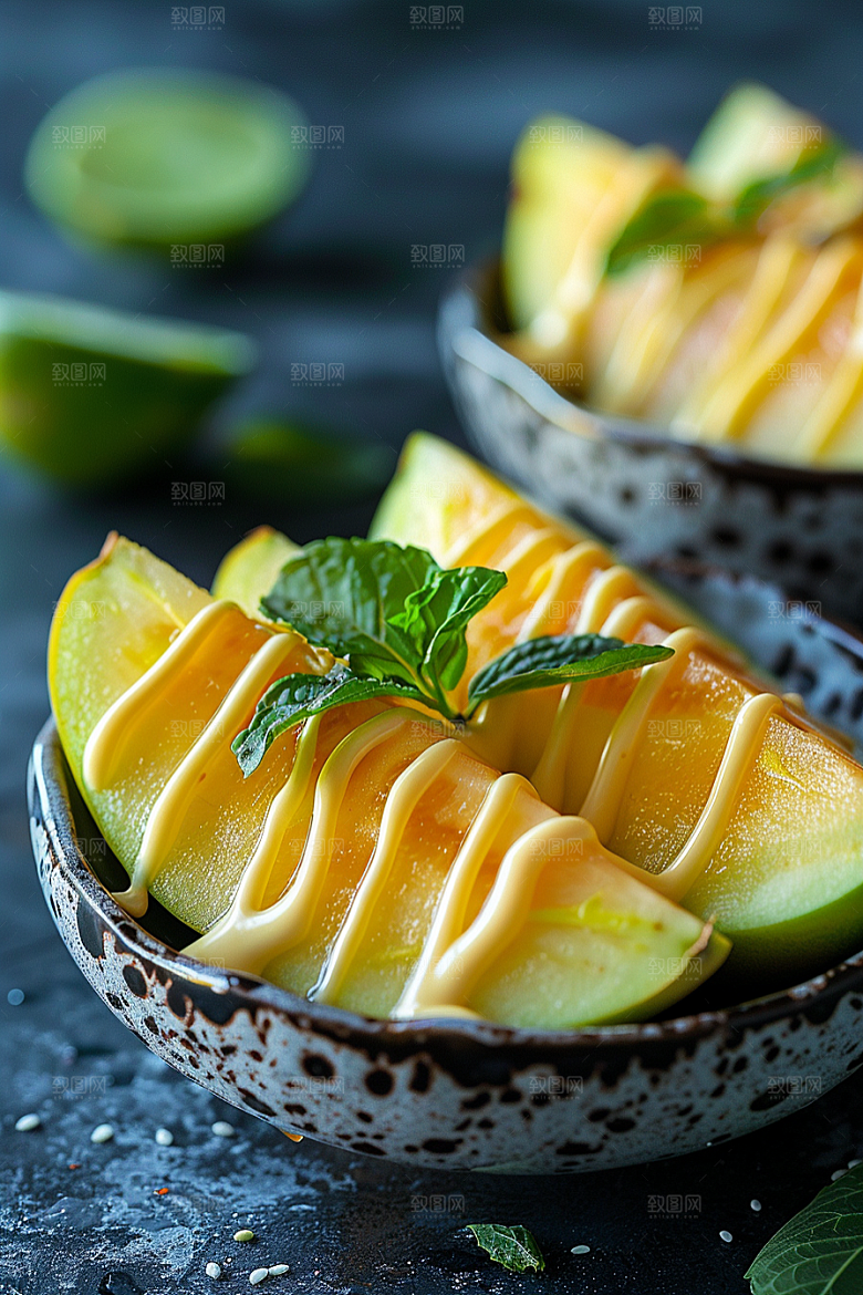木瓜自然美食摄影图