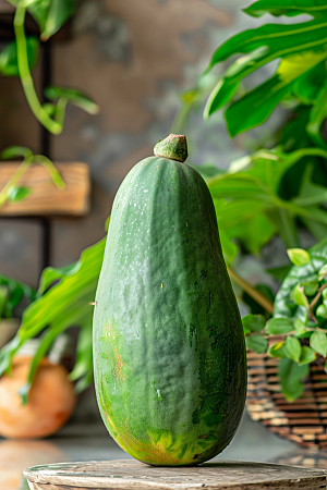 木瓜高清美食摄影图