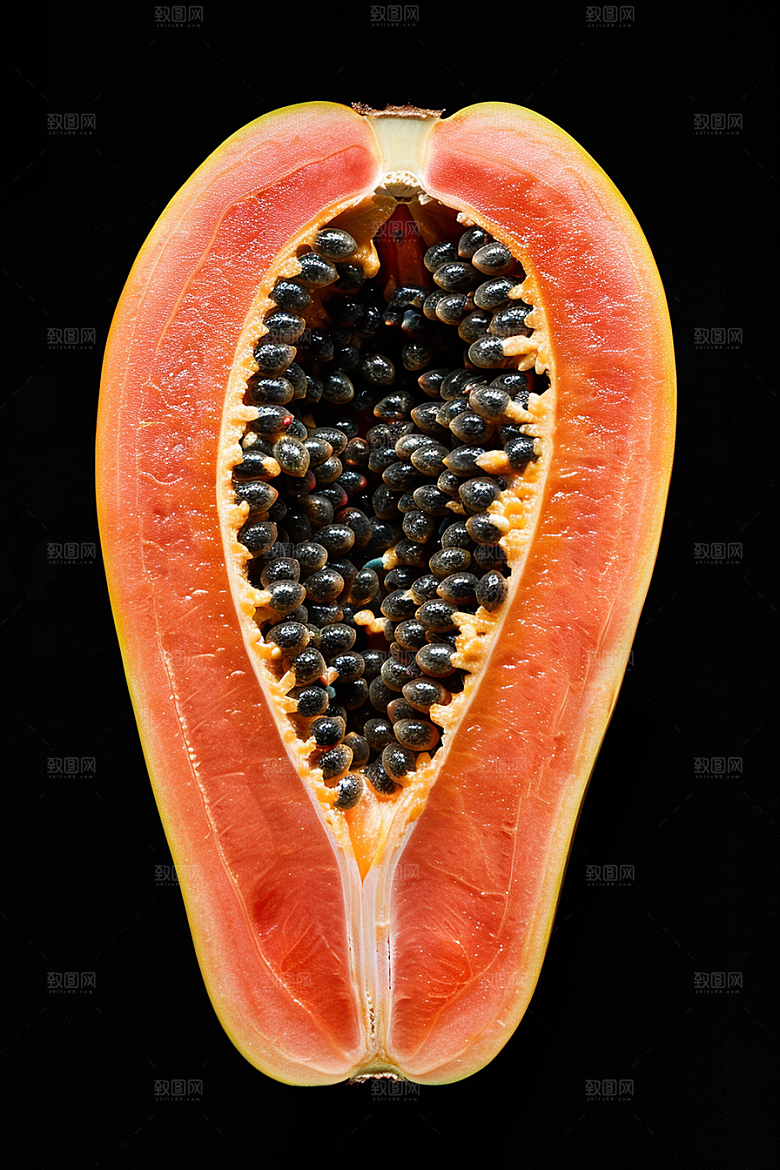 木瓜美食高清摄影图