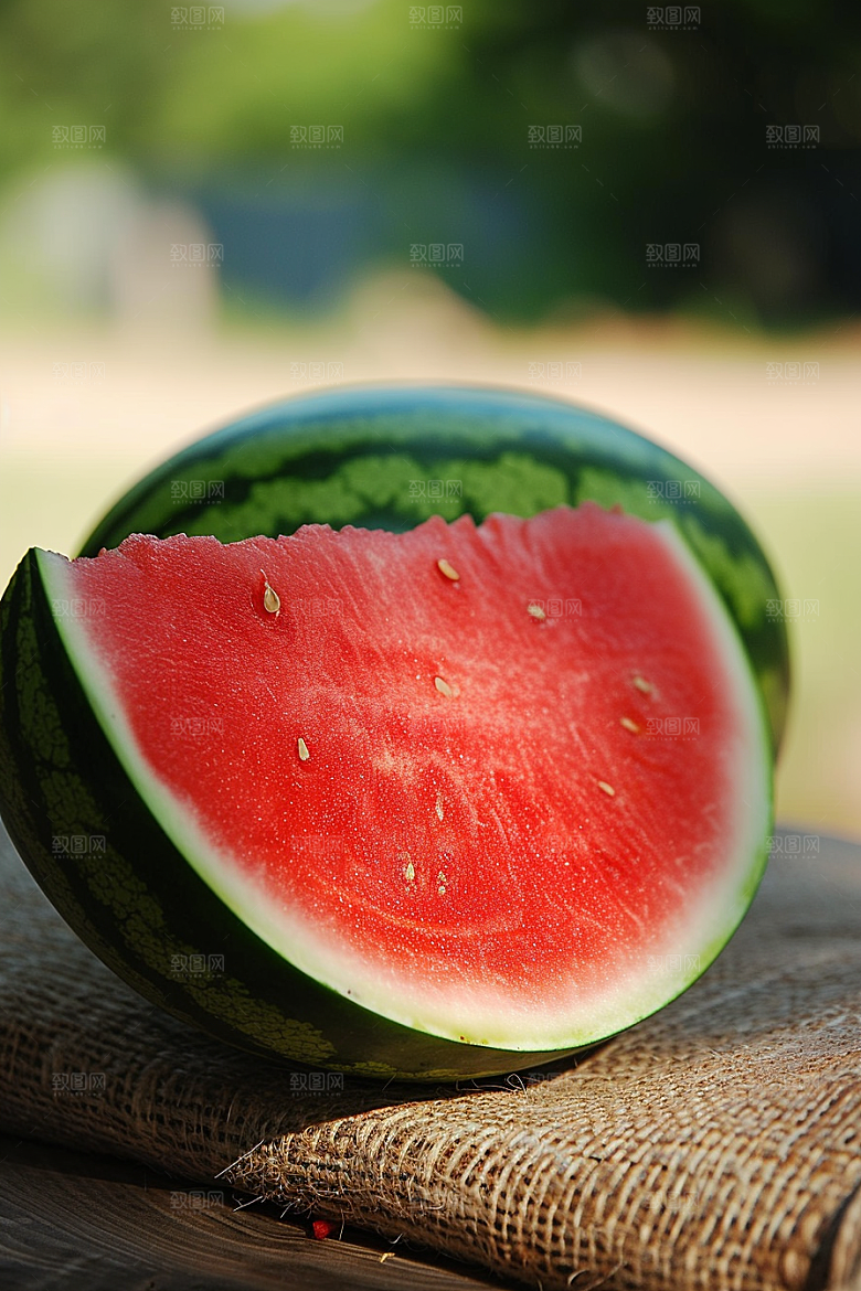 西瓜夏季高清摄影图
