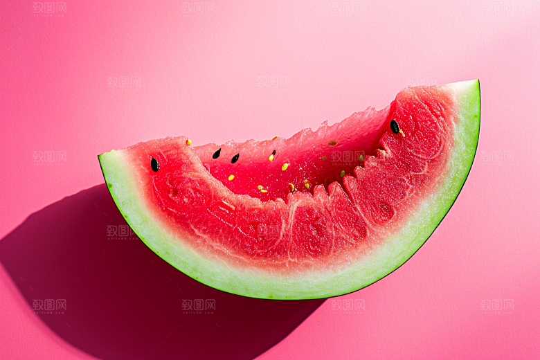 西瓜夏日夏天摄影图