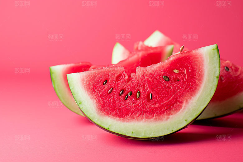 西瓜夏季高清摄影图