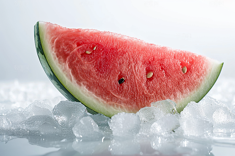 西瓜夏日夏天摄影图