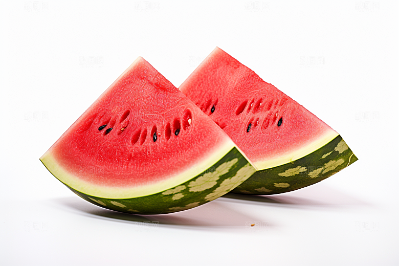 西瓜夏日清甜可口摄影图