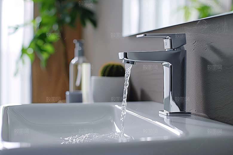 水龙头洗手间水池素材
