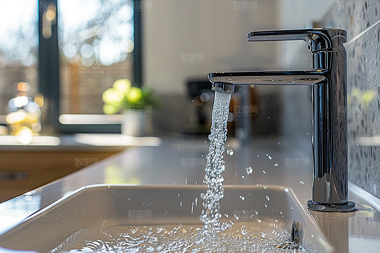 水龙头卫生间水池素材