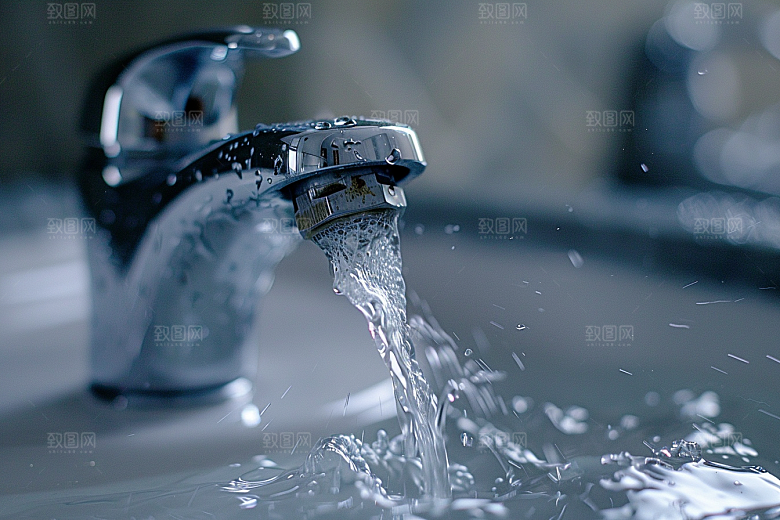 水龙头洗手间厕所素材
