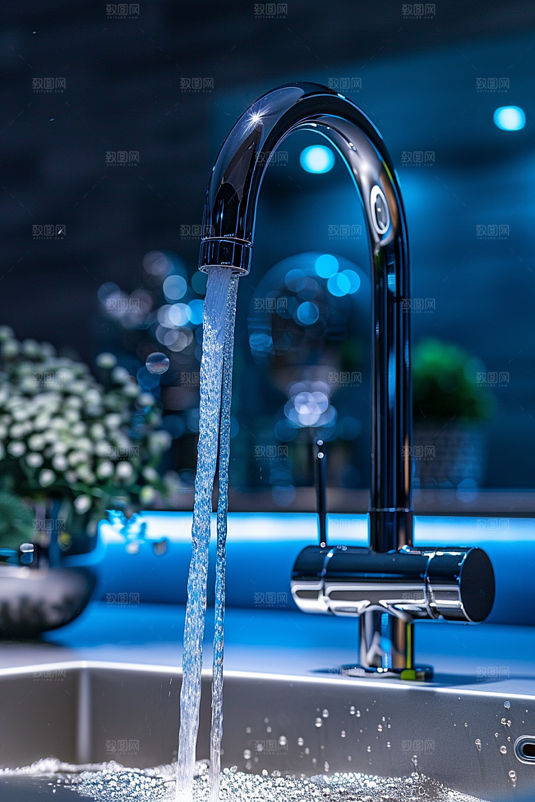 水龙头水池室内素材