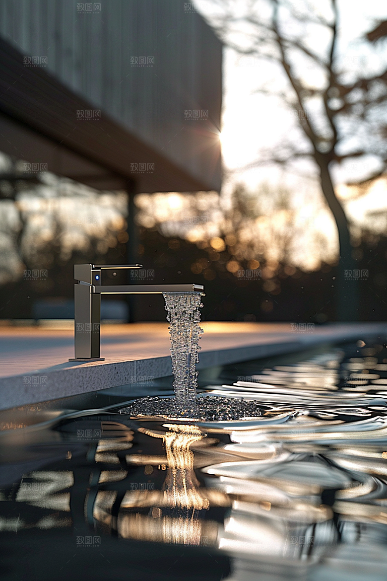 水龙头装修厕所素材
