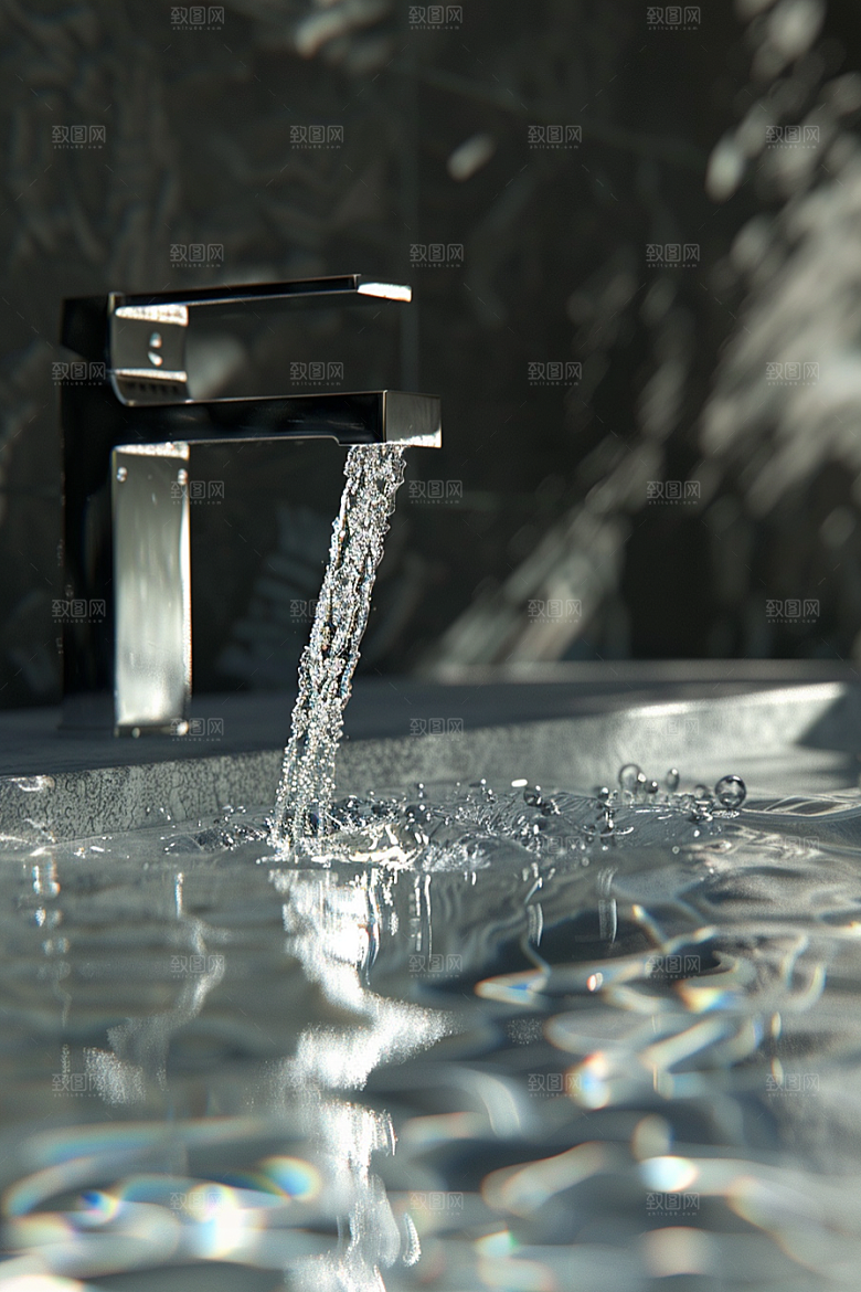 水龙头室内洗手池素材