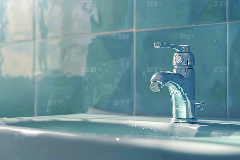 水龙头厕所室内素材