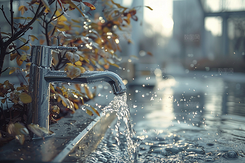 水龙头卫生间金属素材