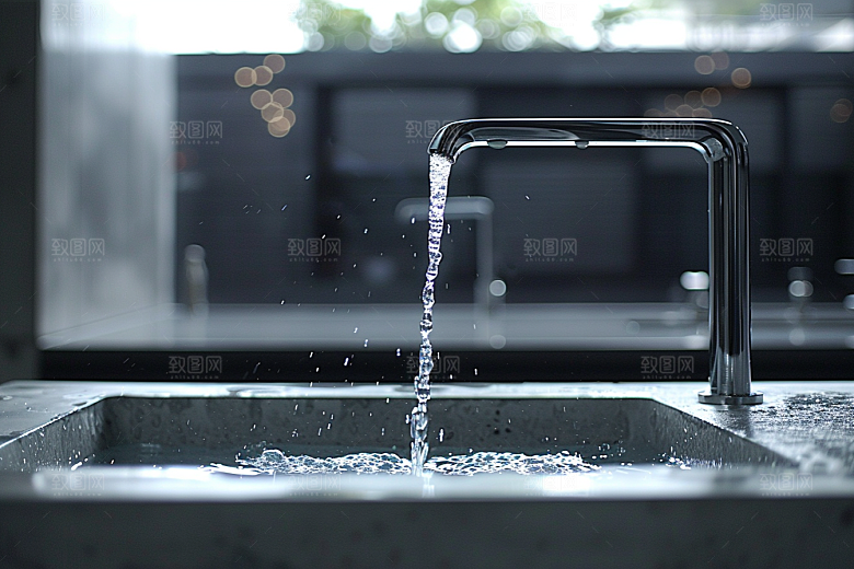 水龙头水池装修素材