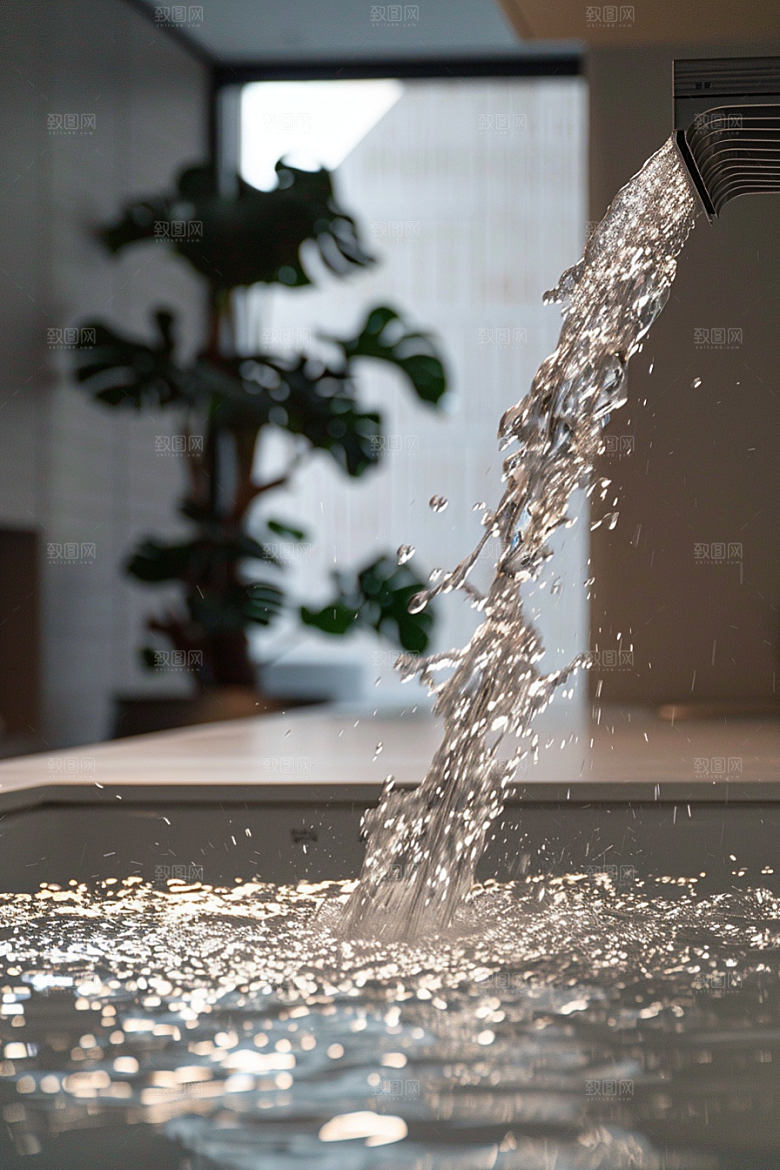 水龙头洗手池室内素材