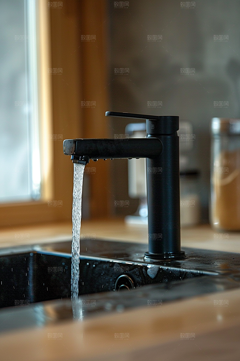 水龙头家居配件洗手池素材