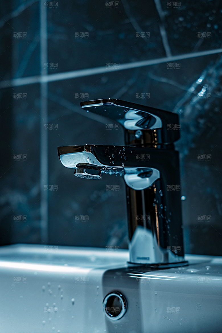 水龙头卫浴室内素材
