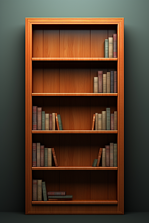 书店书架图书馆家居素材