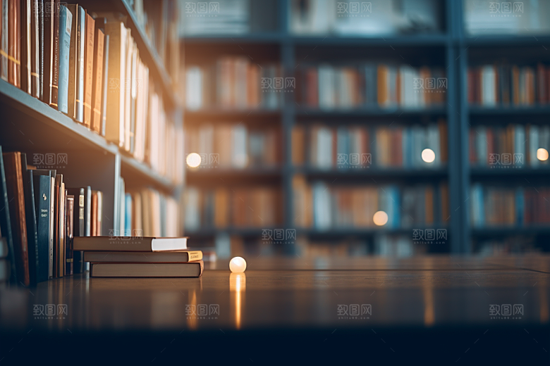 书店书架高清复古素材