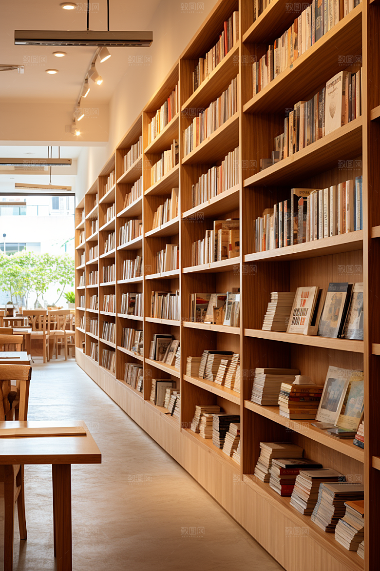 书店书架高清家居素材