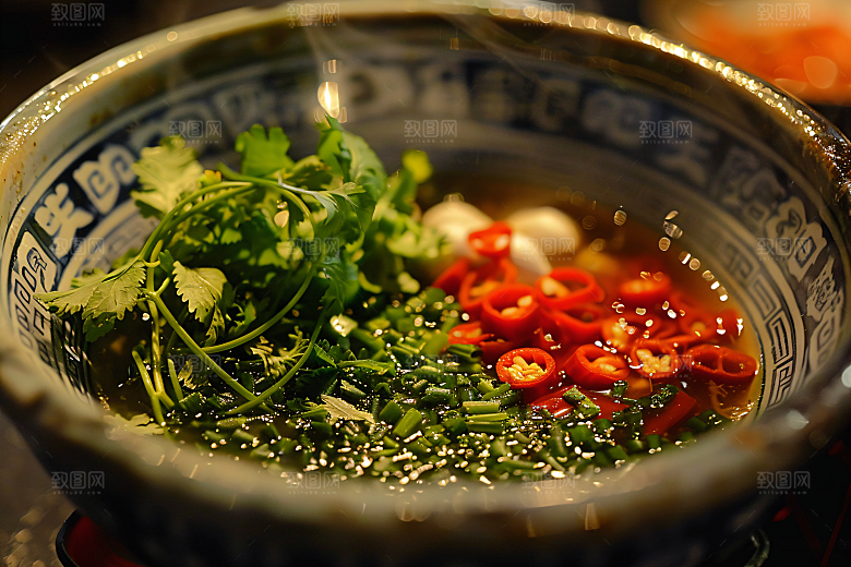蒜蓉辣酱麻辣酱料摄影图