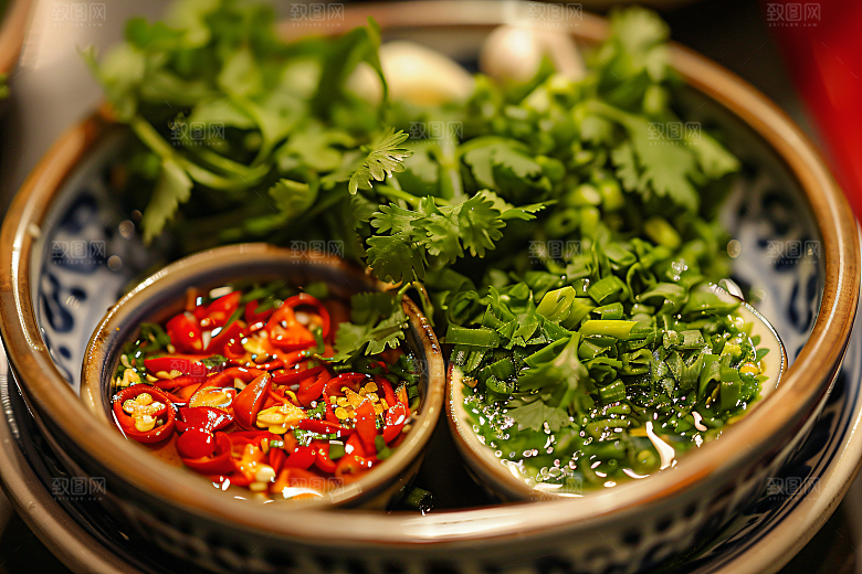 蒜蓉辣酱麻辣美食摄影图
