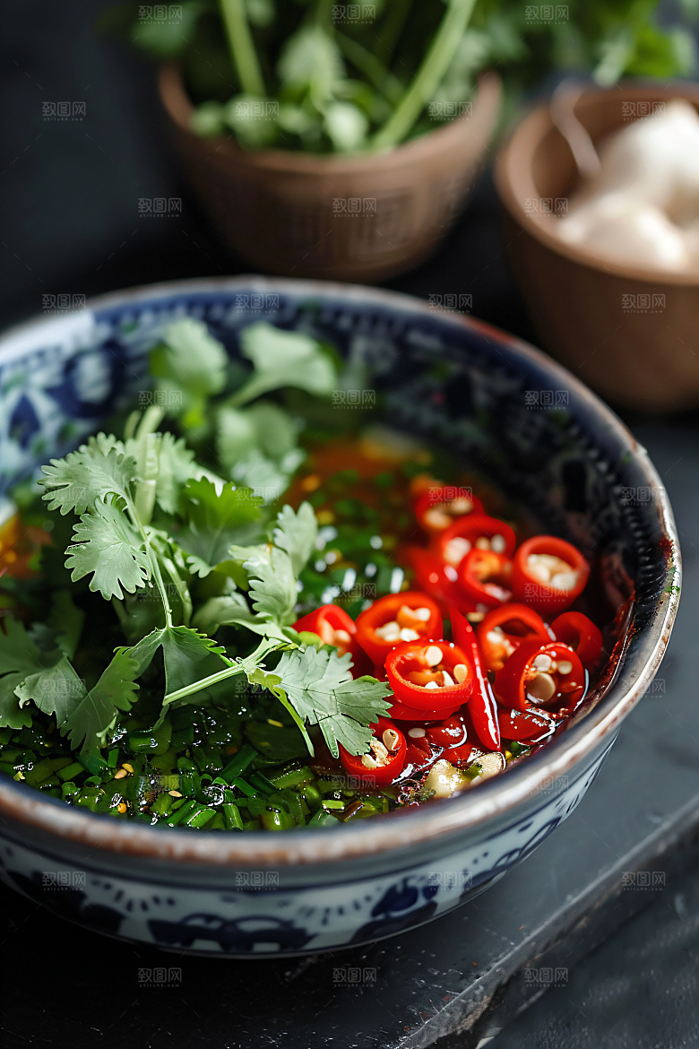 蒜蓉辣酱美食辣椒酱摄影图