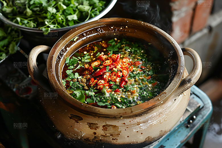 蒜蓉辣酱香辣下饭摄影图