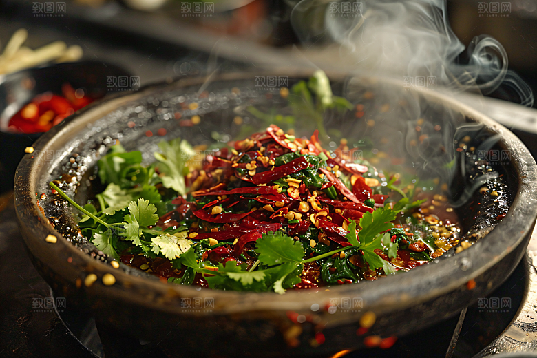 蒜蓉辣酱调味料香辣摄影图