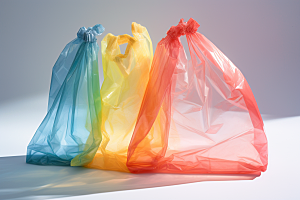 塑料垃圾袋高清垃圾分类摄影图