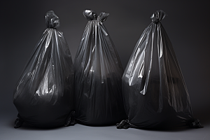塑料垃圾袋环保塑料袋摄影图