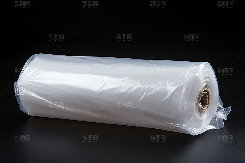 塑料垃圾袋高清透明垃圾袋摄影图