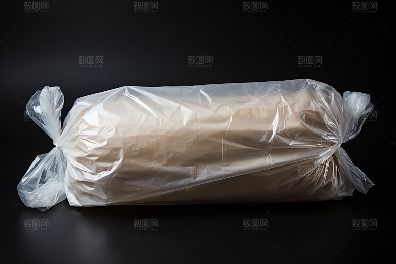 塑料垃圾袋高清透明垃圾袋摄影图