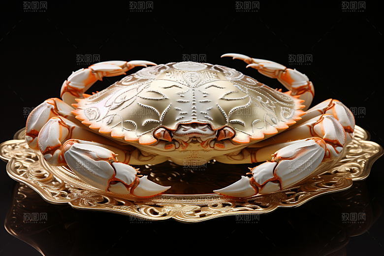 梭子蟹海洋高清摄影图
