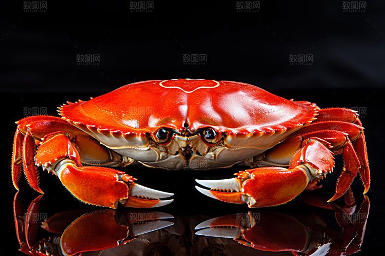 梭子蟹海货海鲜摄影图