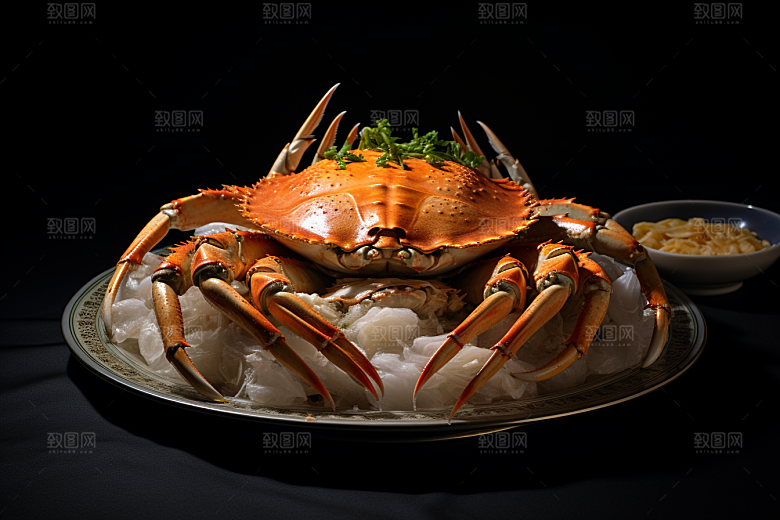 梭子蟹食材海洋摄影图