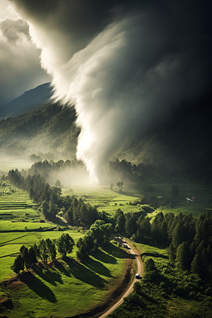 台风龙卷风高清气象摄影图