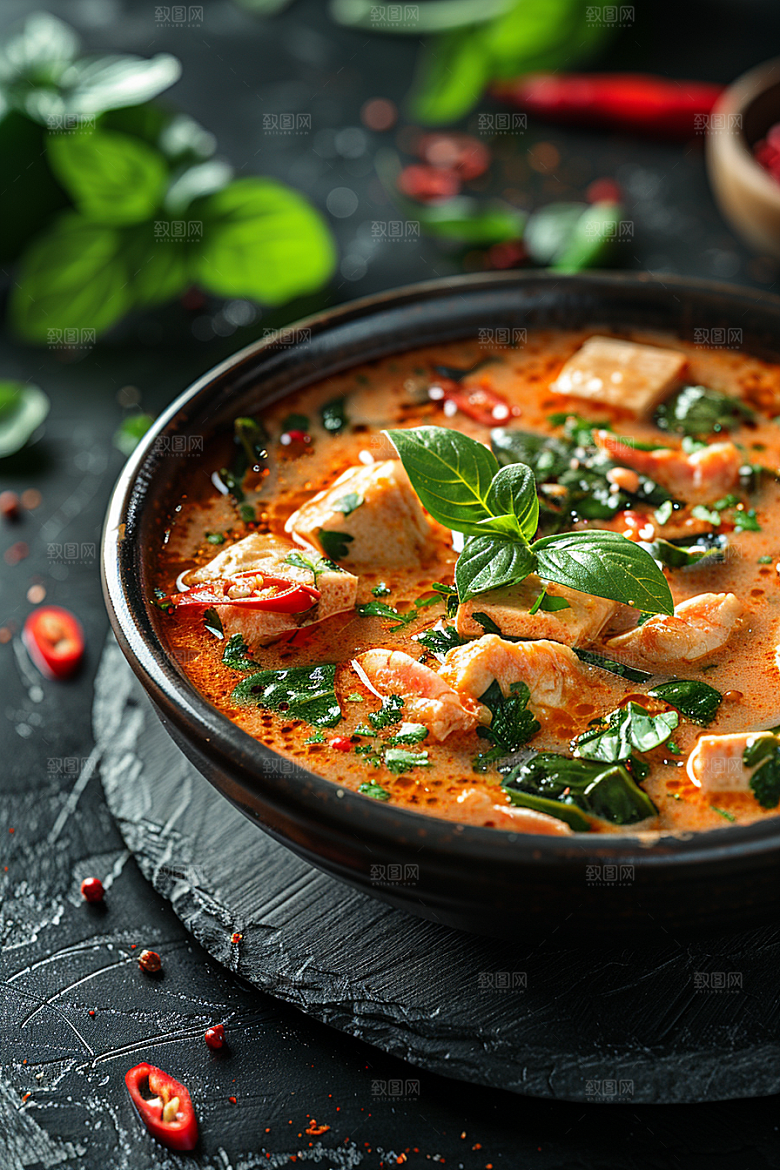 泰国菜美味香料摄影图